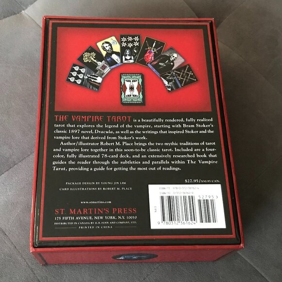 The Vampire Tarot RARE 1st Edition 2009 Robert M Place - Picture 2 of 14